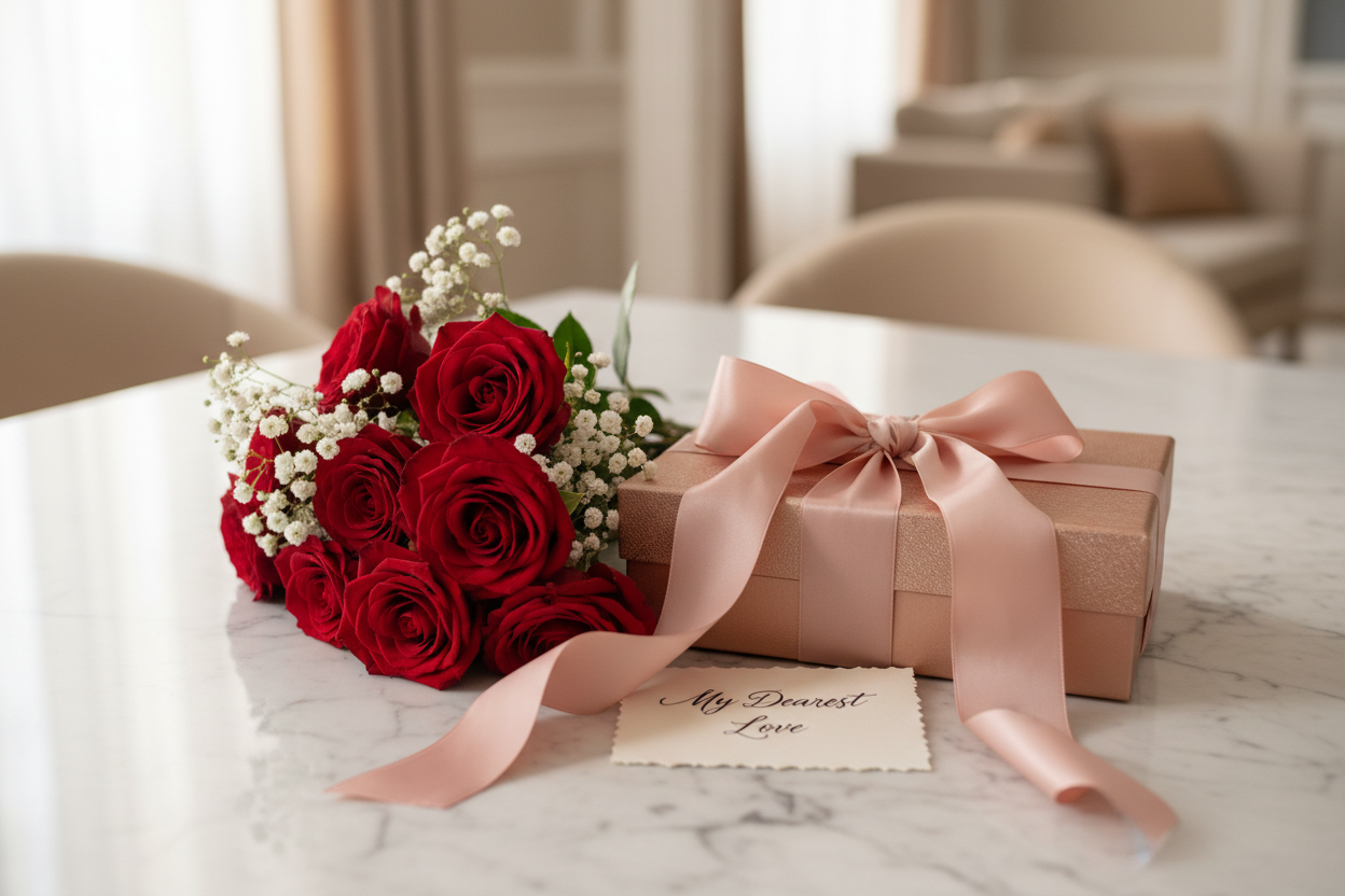 给心爱的女人送一份礼物